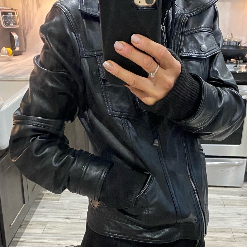 Leather jacket